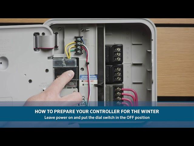 Winterizing a Hunter Irrigation Controller