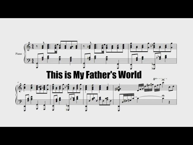 [SCORE] 참 아름다워라 This Is My Father's World arranged and played by Youngmin Choi