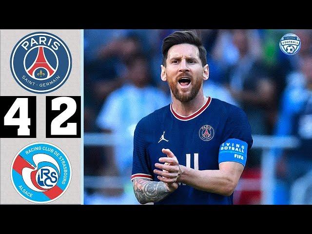 PSG vs Strasbourg 4-2 Extended Highlights & All Goals 2021 HD