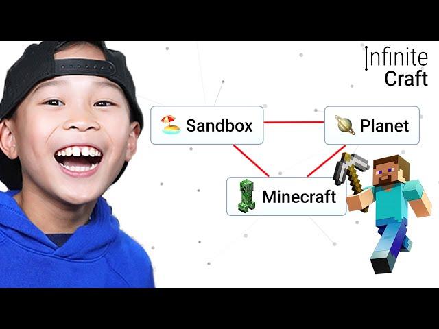 Kaven Crafting Minecraft in Infinite Craft!