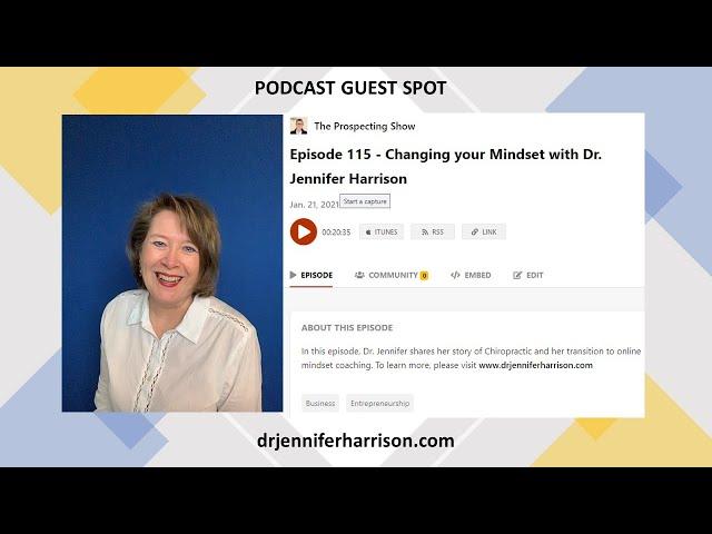 Dr. Jen Harrison Guest on The Prospecting Show Podcast Ep. 115