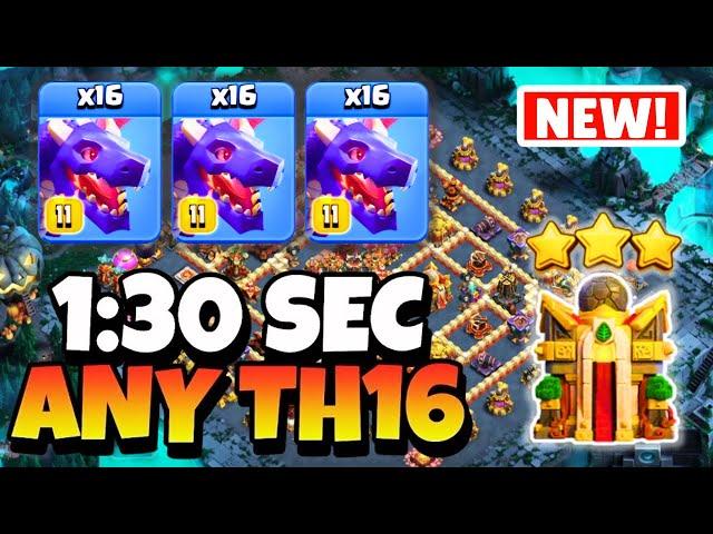 EPIC STRATEGY | Th16 Dragon Attack Strategy | Th16 Dragon | Best Th16 Attack Strategy