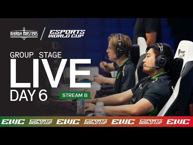 Dota 2 Riyadh Masters x EWC - Day 6 - Group Stage | Stream B