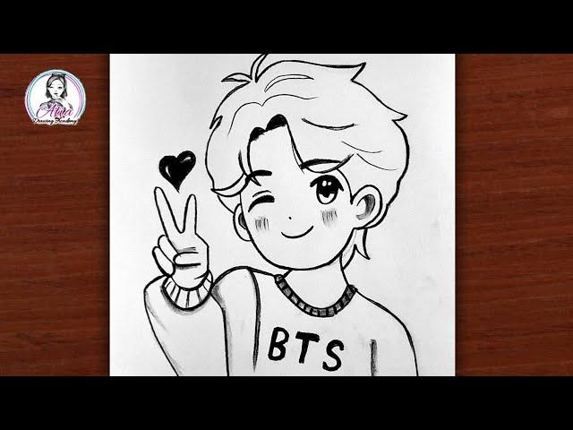 How to Draw Anime Characters Boy | Easy Anime Drawing Tutorial Step By Step | Anime drawings