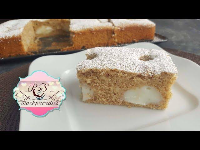 Haselnuss-Pudding Kuchen / Findikli-Pudingli Kek