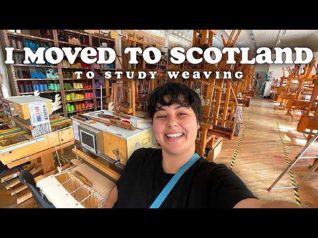 My First Week of School in SCOTLAND 󠁧󠁢󠁳󠁣󠁴󠁿 Textile Design at Heriot-Watt University Vlog