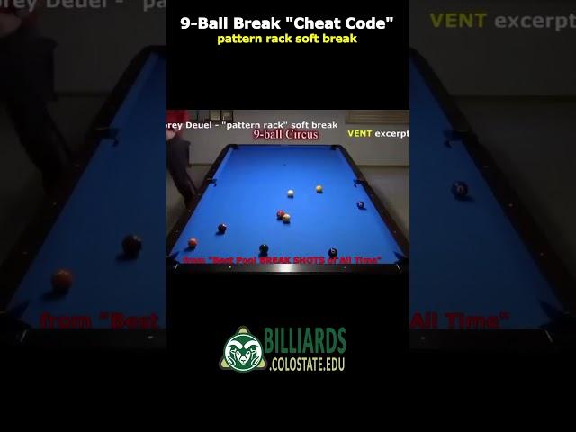 9 Ball Break "Cheat Code" - Soft Break
