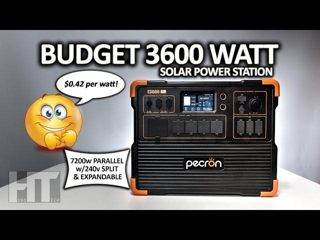 Pecron E3600LFP 3600w BUDGET Power Station Solar Generator