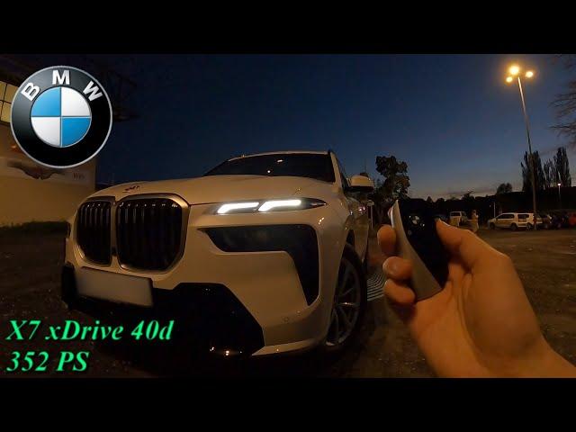 2022 BMW X7 xDRIVE 40D 352 PS NIGHT POV DRIVE WÜRZBURG (60 FPS)