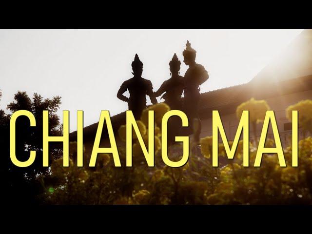 CHIANG MAI, THAILAND (4K City Tour) Stunning Aerial, Drone, Walking, and Night 4K Footage