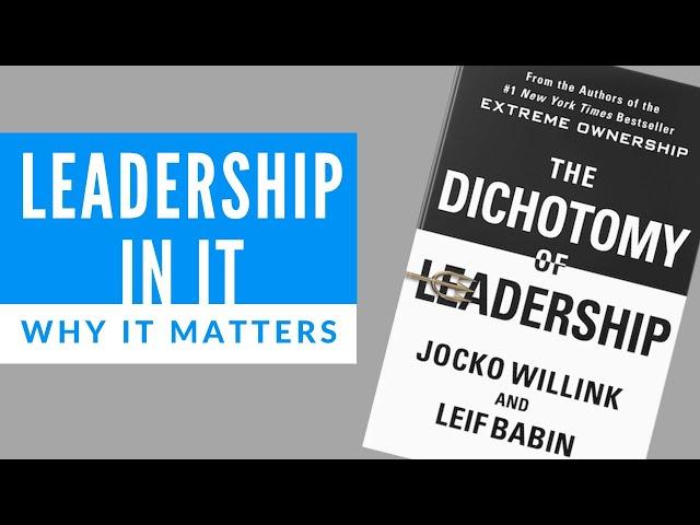 Leadership in IT: Why it Matters 
