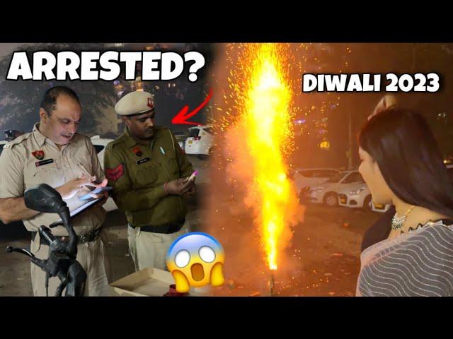 Diwali Pe Bomb Jalaya Or Police Agyi  - Diwali Vlog 2023