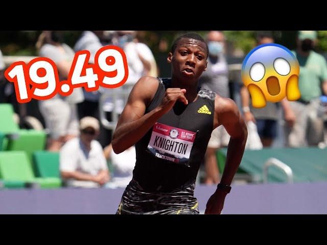 Erriyon Knighton 19.49 200m World U20 Record