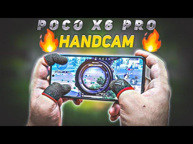 POCO X6 PRO  90 FPS TEST  WITH FPS METER & HANDCAM BGMI / PUBG #pocox6pro #120fps