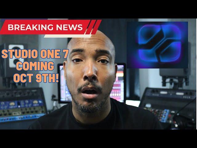 Huge News from @presonus  - Studio One Pro 7 coming October 9th and more!