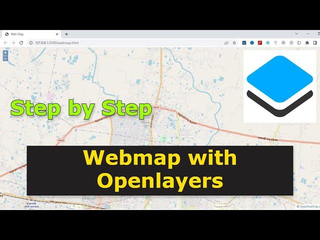 How to create WebMap with OpenLayers Part1