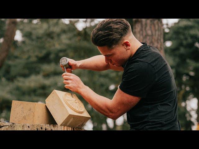 Carving a Stone Flower