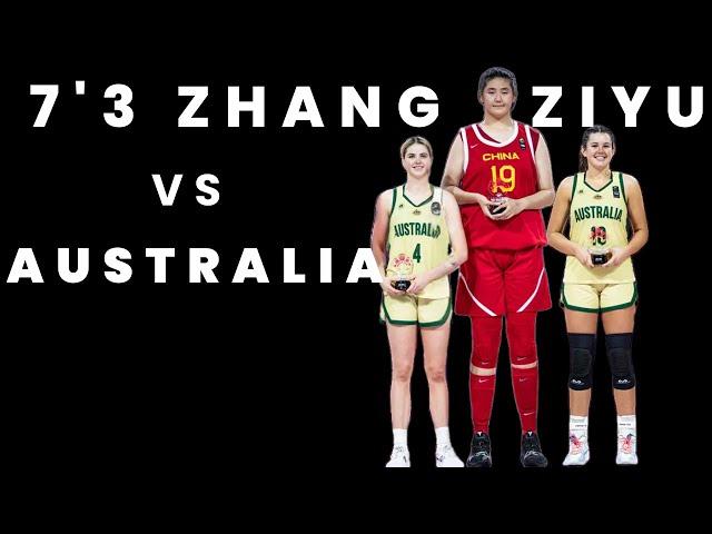 We break down 7'3 Zhang Ziyu game vs Australia in U18 Asia Cup Final