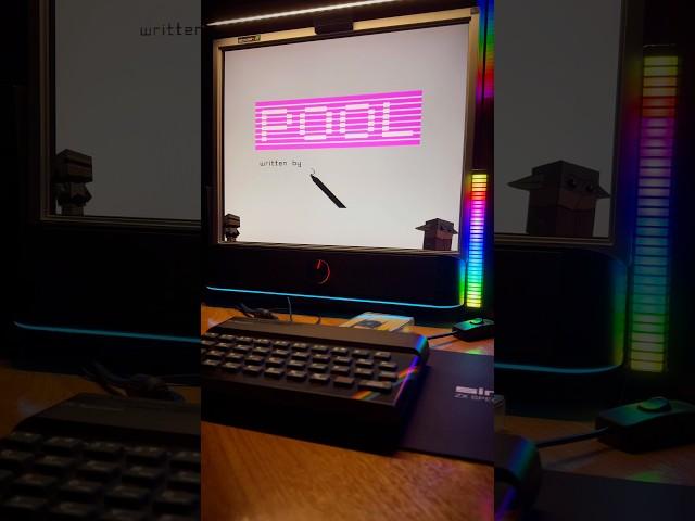 Video Pool - ZX Spectrum Game (1985) #zxspectrum #sinclair #pool #8bit #retrogaming #retro #gaming