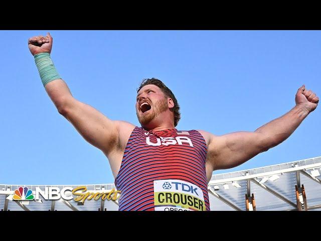 Crouser battles Kovacs as Americans sweep thrilling back and forth shot put final | NBC Sports