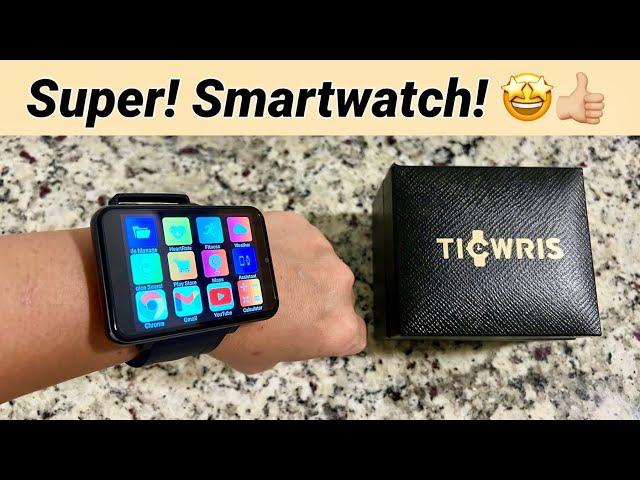 TICWRIS MAX 4G 2.86" Touch Screen Smart Watch Android 7.1 32G 8MP Camera , Face ID