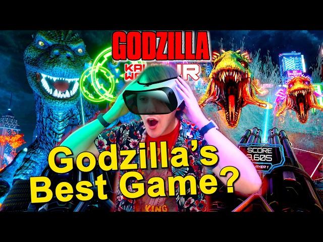 The BEST Godzilla Game EVER? Godzilla: Kaiju Wars VR Review! Raw Thrills