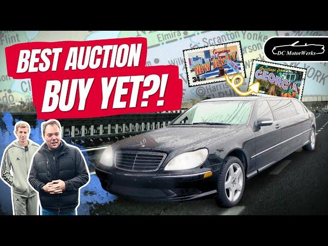 We Bought A Mercedes Limo SIGHT UNSEEN and Drove It 900 Miles Home!