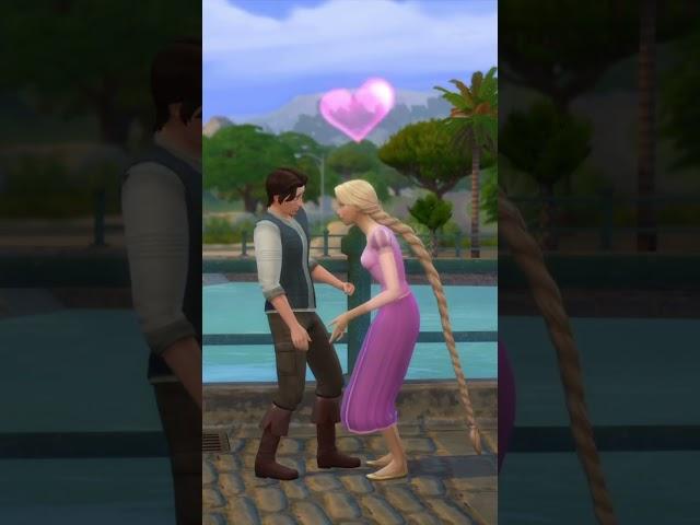 Flynn Rider & Rapunzel starting a family #sims4 #thesims4 #disney #tangled