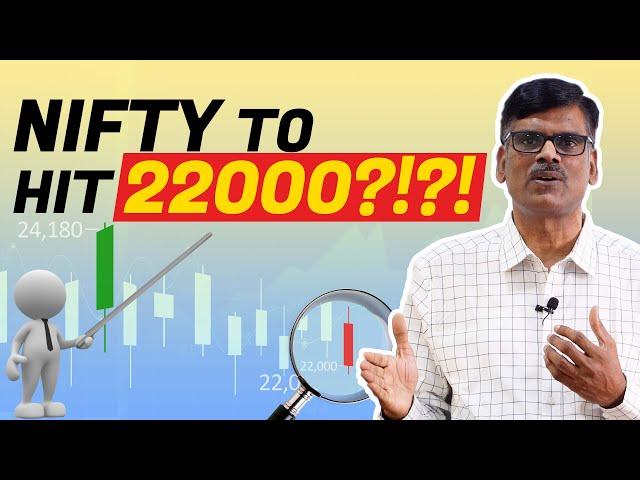 Nifty Further CRASH to 22000?!?