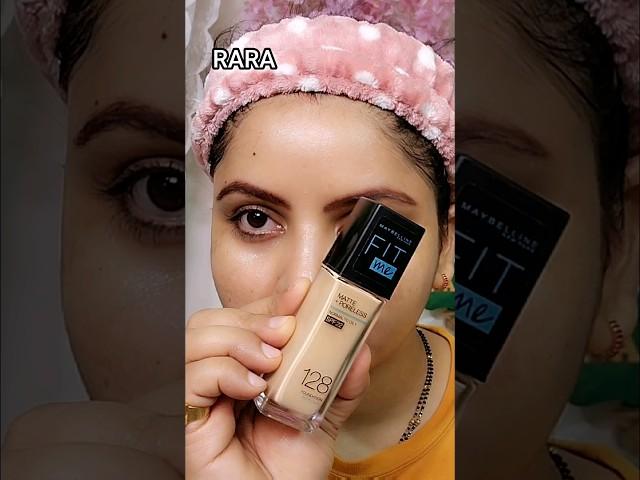 Maybelline fitme matte poreless foundation for makeup | RARA | oil free face base #rara #makeup