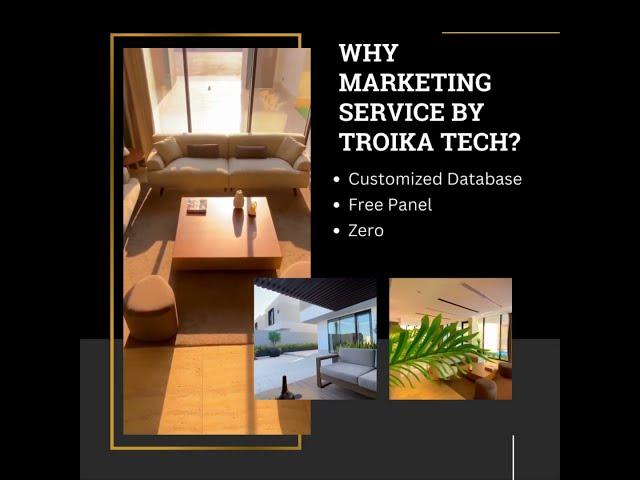 Real Estate Promotions on WhatsApp RCS Chat by Troika Tech Services Mumbai India