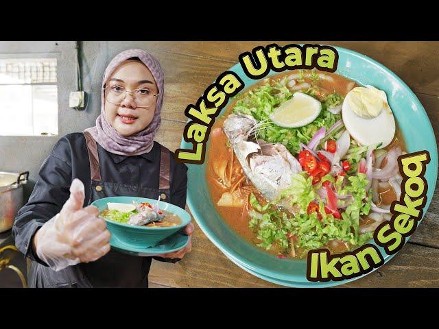 Laksa Ikan Sekoq TANPA Belacan, Tarik Perhatian Orang Balik Pulau! | Street Food Penang