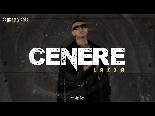 Lazza - CENERE (Lyrics/Testo) - Sanremo 2023