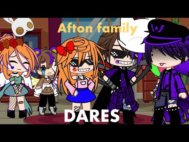 Afton Family HouseHold Dares//FNAF// My AU// Pt2