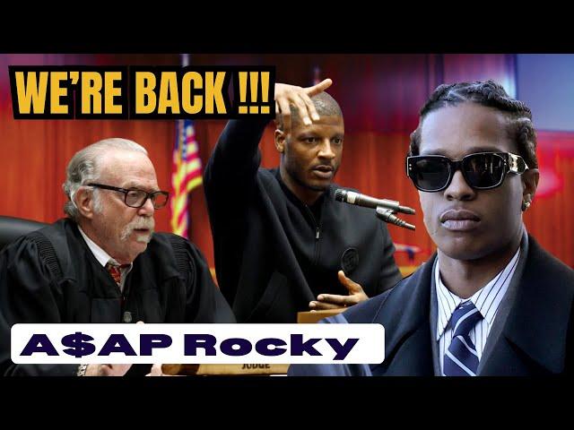 IM BAAAACCCCKKKKK!!!  We're recapping the A$AP Rocky Trial