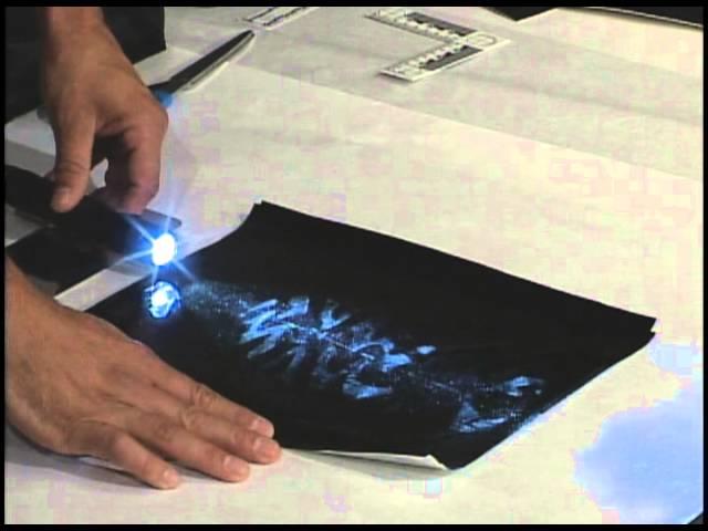 Lifting Footprints(shoe impressions actually) electrostatic dust lifter and trace evidence