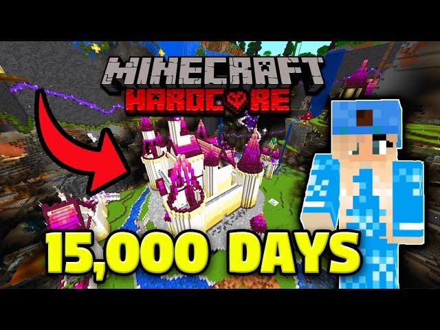 15,000 days in Hardcore Minecraft (World Tour)