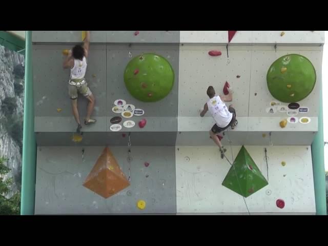 Rock Master 2016, Duel, Adam Ondra vs Jakob Schubert