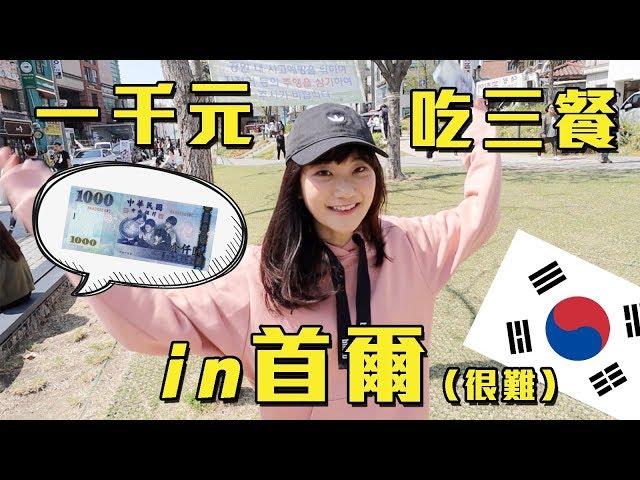 【全球1000】在首爾用1000元吃三餐可以吃的怎樣呢？ft.一隻阿圓｜愛莉莎莎Alisasa