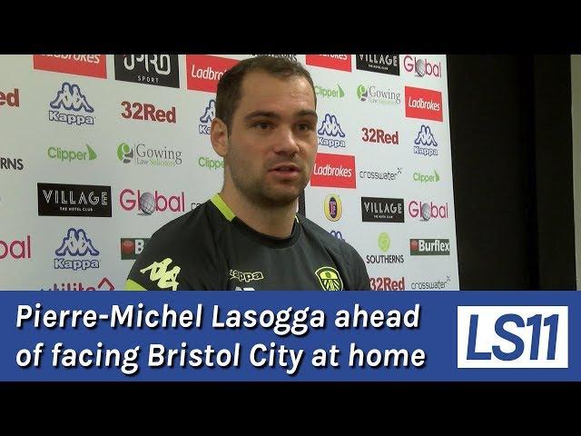 LS11 | Pierre-Michel Lasogga ahead of facing Bristol City at home