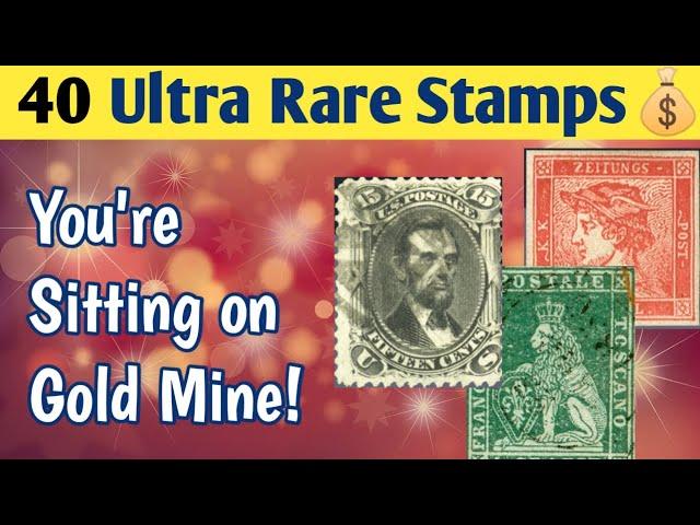 Most Expensive Stamps In The World - You Are Sitting On Gold Mine | 40 Ultra Rare Stamps