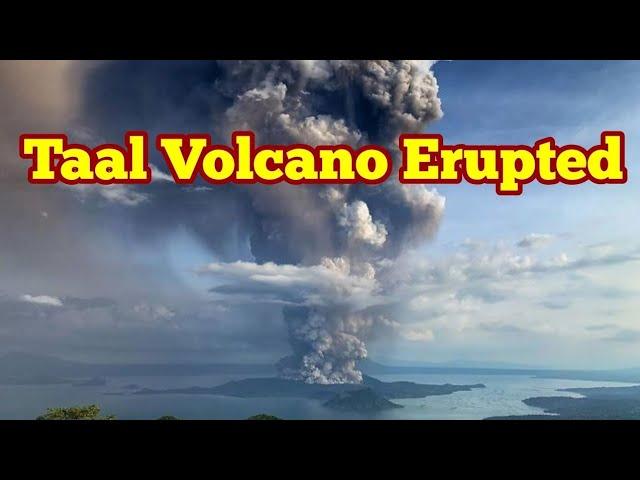 Taal Volcano Erupted In Philippines, Thousands Escape And Flee Their Homes