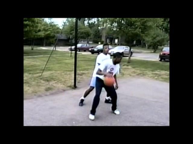 GREG HOLMES & CRAIG HOLMES PLAYING SOME BASKETBALL, 5-29-1992