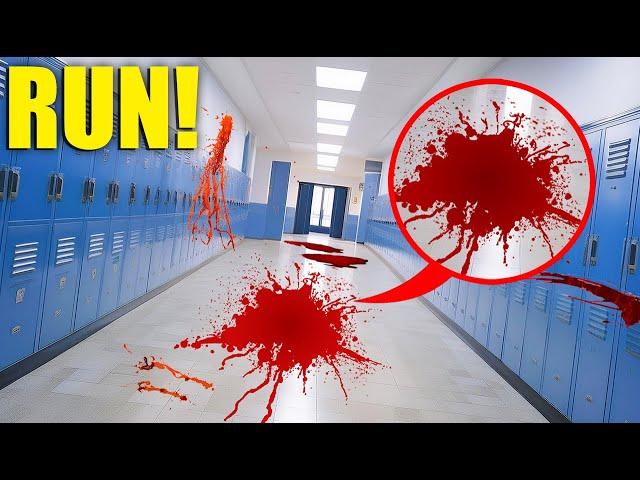 IF YOU SEE BLOOD IN A CLASSROOM, CALL FOR HELP! (THIS SCHOOL IS VERY DANGEROUS)