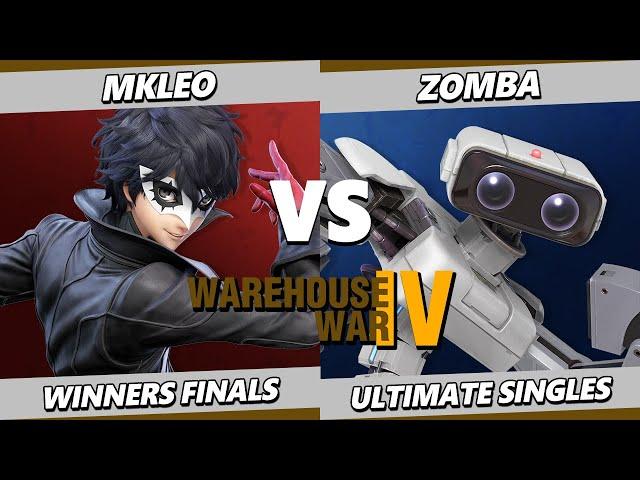 Warehouse War 4 WINNERS FINALS - MkLeo (Joker) Vs. Zomba (ROB) Smash Ultimate - SSBU