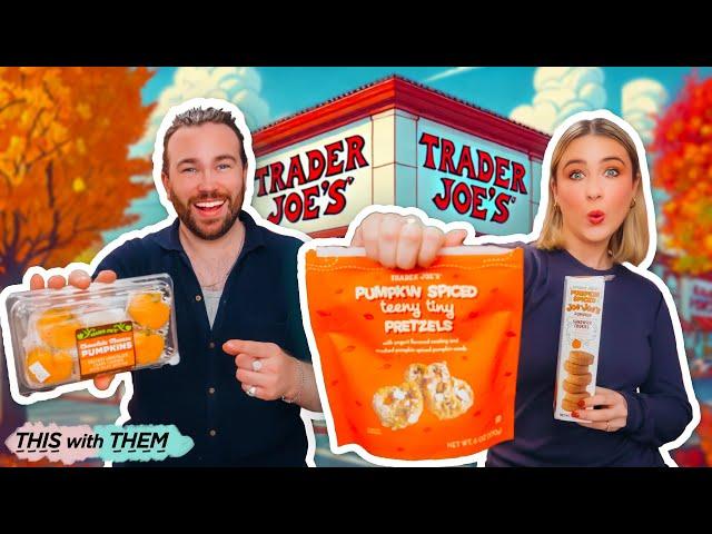 BRITISH PEOPLE TRY TRADER JOE'S FALL TREATS! 