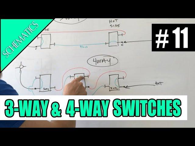 Episode 11 - SCHEMATICS How 3way and 4way Switches Work