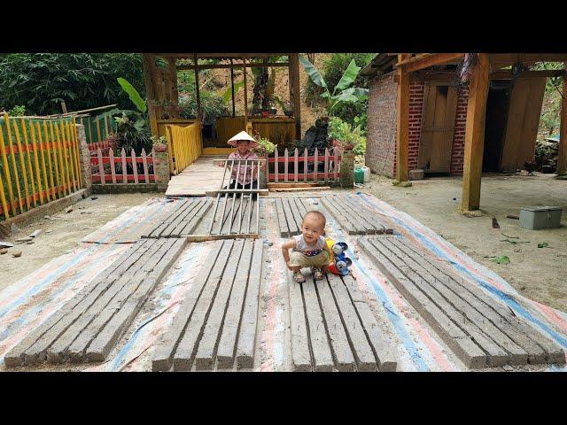 How to make reinforced concrete posts for fence posts around the farm - Lý Thị An
