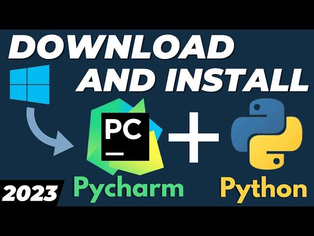 How to run Python program in Pycharm tutorial | Download and install pycharm with python setup 2024