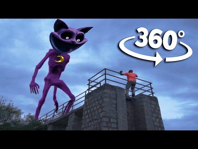 360° GIANT CatNap in the City VR Poppy Playtime 3  - Funny animation